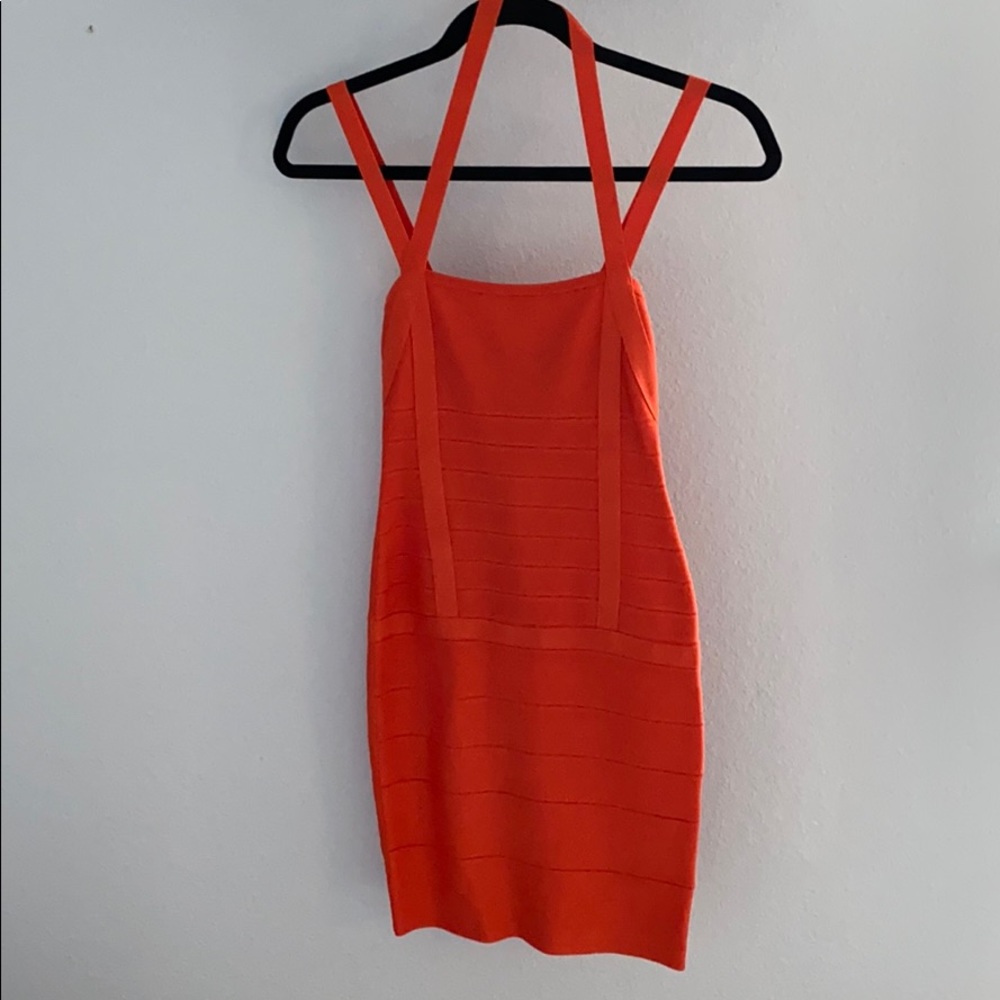 Orange Guess by marciano mini dress